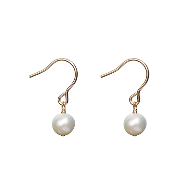 赛赛莉安风在吹小粒天然珍珠耳坠