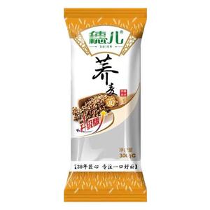 穗儿荞麦面0低脂黑麦无糖精300g/袋  不加盐粗粮龙须芥面乔麦挂面