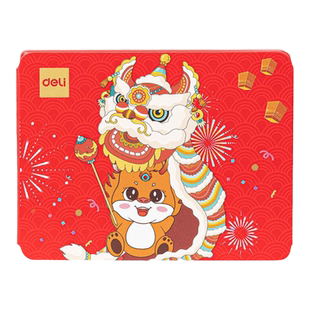 得力对联贴马年春联点胶贴点点胶对联专用纳米双面胶新年春节年画场景布置胶带喜字强力胶带不伤墙不易留痕