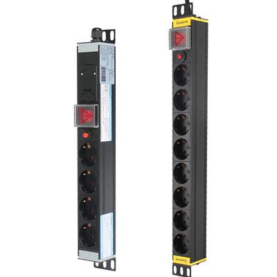 购旺欧标pdu机柜插座16A防雷接线