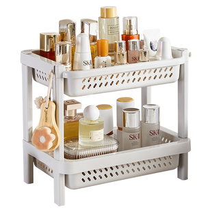 浴室洗漱台面置物架厨房调料收纳架子卫生间化妆品储物架桌面整理