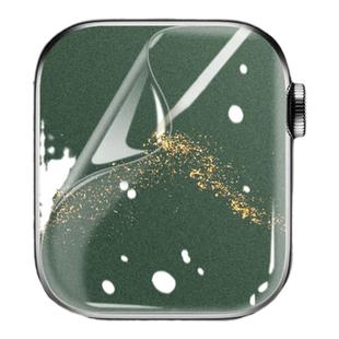 适用applewatch保护膜S11膜iwatch10全屏软膜S9苹果手表S8保护壳S7钢化7水凝膜SE全包S6表带10屏幕s10保护膜