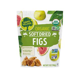 Happy Village 有机无花果干土耳其原装进口孕妇零食无麸质蜜饯