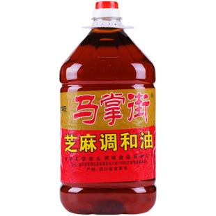 马掌街芝麻调味油5L大桶凉拌火锅专用油碟香麻油食用植物油香油商
