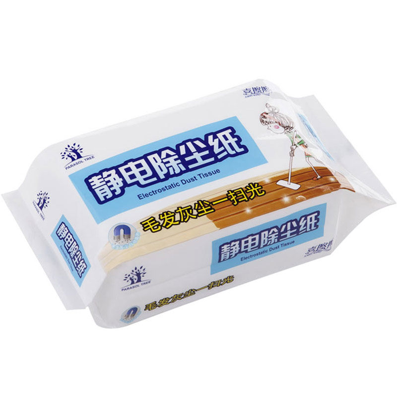 吸附毛发静电除尘纸地板除菌湿巾