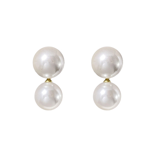 GMI珍珠无耳洞耳夹女2025新款复古耳骨夹轻奢高级感小众耳钉耳环