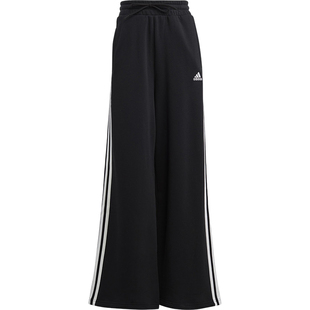 Adidas/阿迪达斯官方正品时尚女士复古运动阔腿针织运动裤HZ5747