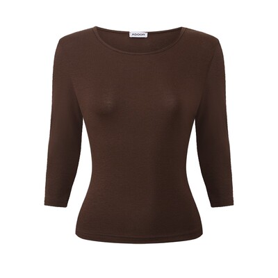 ADoOr2色七分袖上衣