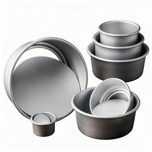 蛋糕模具戚风家用烘焙烤箱工具蒸面包全套磨具六6八8寸胚烤盘做10