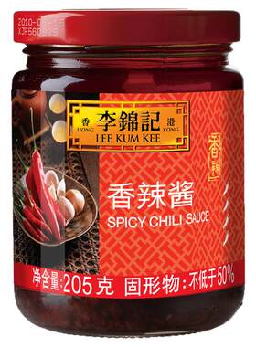 李锦记香辣酱205g/瓶调味料凉拌