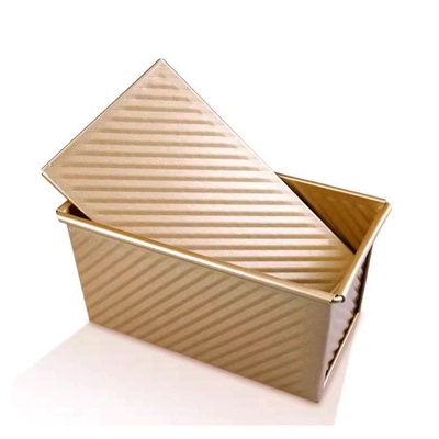 吐司盒SN2196面包烘焙模具黑色不沾粘金色波纹吐司SN2052烤箱不粘