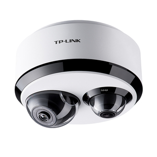 无线吸顶监控鱼眼摄像头家用手机远程360度全景tplink摄影头高清