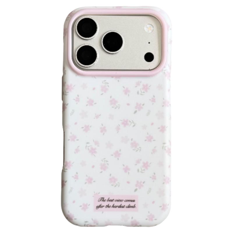 lilihouse韩国ins少女温柔满屏薄雾粉小碎花17适用18pro苹果18ProMax手机壳iPhone16全包15新款14Pro保护套13