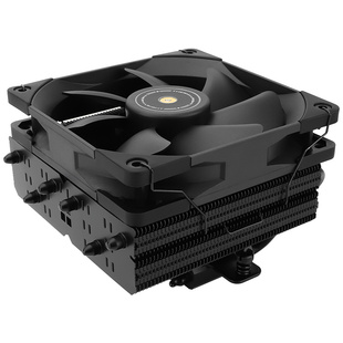 利民SI-100 BLACK 10厘米高CPU散热器6热管1700温控处理器风扇AM5