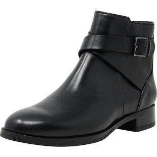 clarks其乐女靴秋冬皮带扣休闲短靴时装鞋 Hamble Buckle国内现货