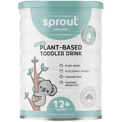 澳大利亚Sprout婴幼儿植物 素食奶粉0-12个月12+1段2段700g*1罐