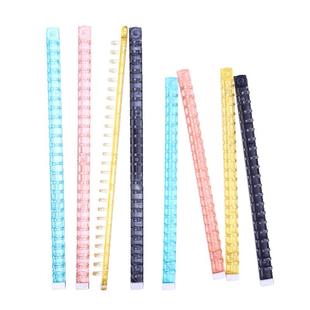 可得优9.5MM间距剪刀式活页环剪刀夹多孔打孔学习收纳考研活页装订夹条装订条26孔B5 20孔A5装订圈多孔可拆