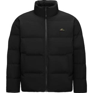 HLA/海澜之家山不在高系列羽绒服2025秋冬新立领石墨烯保暖外套男