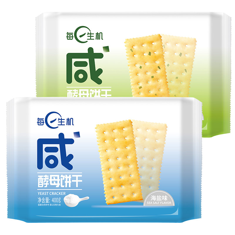 每日饼干苏打酵母饼干小包装400g