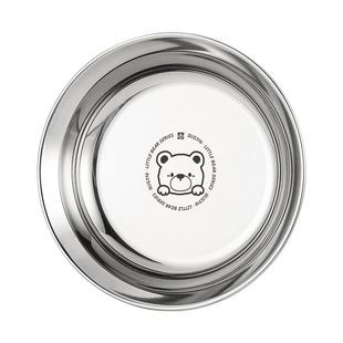 316不锈钢盘儿童宝宝餐盘食品级婴儿餐具防摔盘子家用辅食吃饭盘