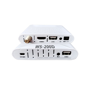 高清DTMB地面波接收天线机顶盒酒店数字电视前面系统转AV或HDMI