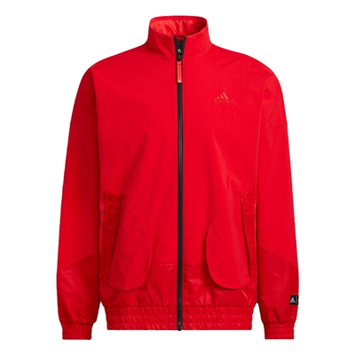 男子运动外套阿迪达斯立领