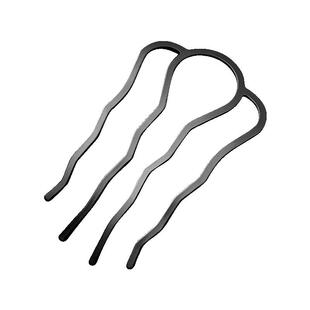 四齿插梳女2025新款u型发夹盘发固定神器发簪丸子头发卡夹子头饰