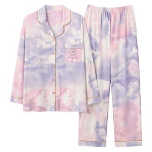 浪漫春天舒适家居服套装可外穿舒适透气家居服