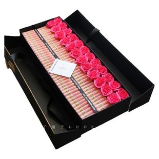 现金惊喜盒子高级小众礼盒生日礼物盒有钱花送妈妈肥牛卷花束礼盒