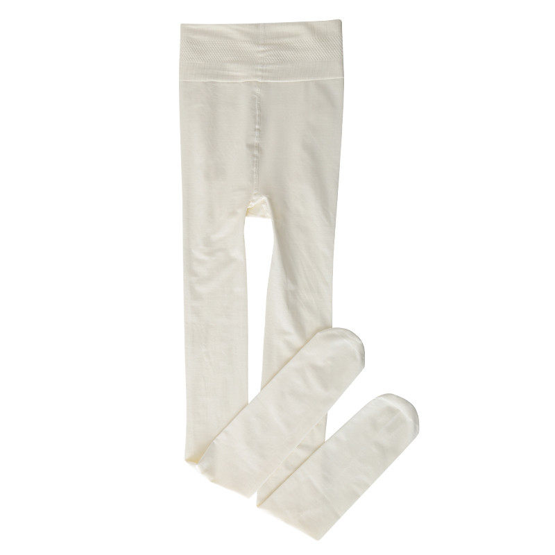 春秋日系白色连裤袜天鹅绒洛丽塔奶白色丝袜女加厚米白色打底袜子