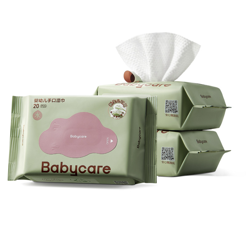 babycare加大加厚手口湿巾便携