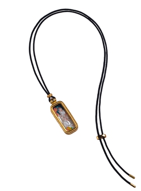 正品手绘藏式唐卡吊坠