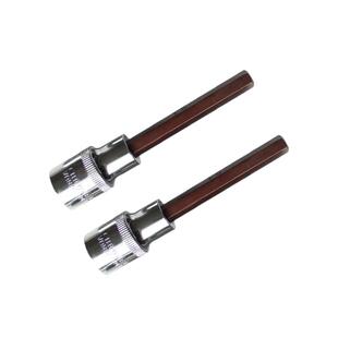 内六角套筒头1/2内6角十字电动批头风炮加长梅花旋具套筒扳手工具