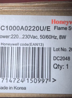 议价美国霍尼韦尔HONEWELL 控制器 BC1000A0220U/E