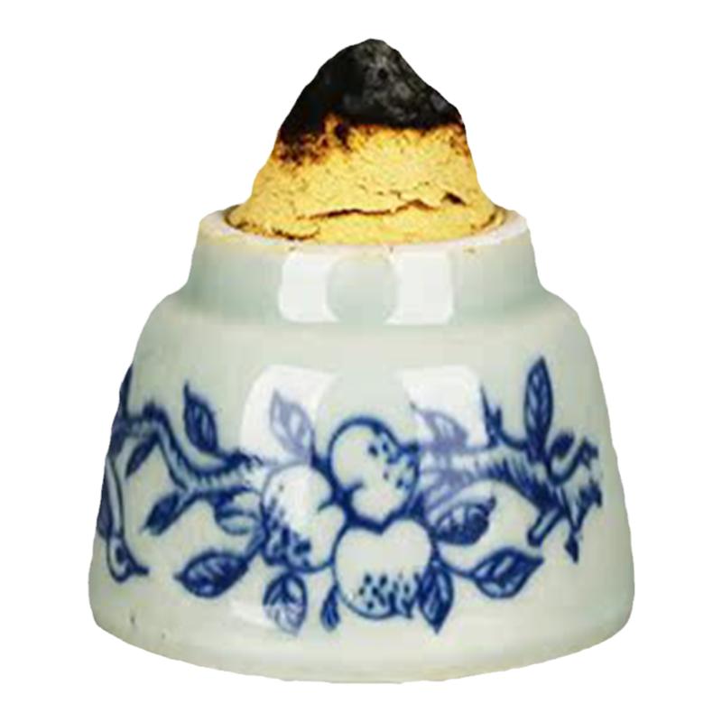 气交灸杯碗艾灸杯肚脐灸杯景德镇复古仿古青花瓷小茶杯陶瓷功夫杯