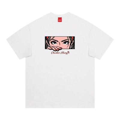 查尔斯桃心无性别短袖T恤