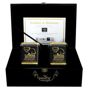 印尼原装进口kopi luwak猫屎咖啡豆阿拉比卡现磨麝香猫咖啡礼盒装