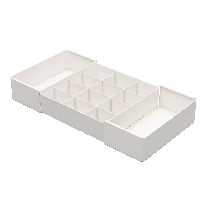 衣柜伸缩抽屉分隔收纳内衣内裤袜子三合一储物盒贴身衣物分格整理