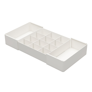 衣柜伸缩抽屉分隔收纳内衣内裤袜子三合一储物盒贴身衣物分格整理