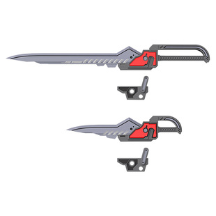 【自营】寿屋拼装模型 MSG 武器组件51自由组装刀刃套组01 MW51J