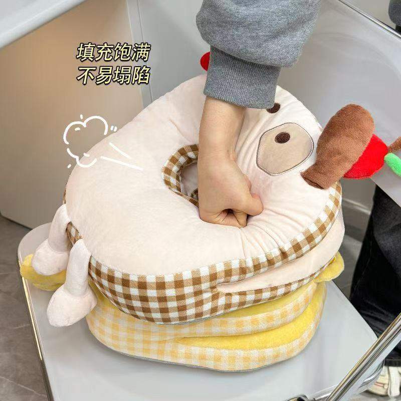 15四季款AB面料卡通毛绒枕睡枕趴午睡午休抱趴枕枕女生午睡办公室