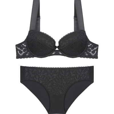 蕾丝内衣夏季薄款聚拢上托小胸