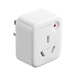 公牛电磁炉转换插头空调热水器家用多功能10a转16a插头带过载保护