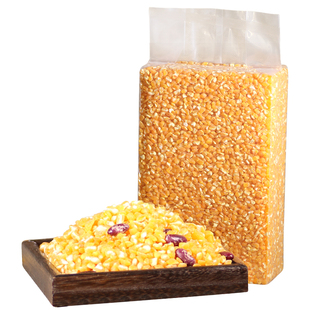 农家小园黑龙江小金黄大碴子5斤老品种大碴粥杂粮小玉米碴子批发