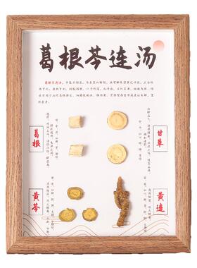 附子半夏汤中药标本diy中草药