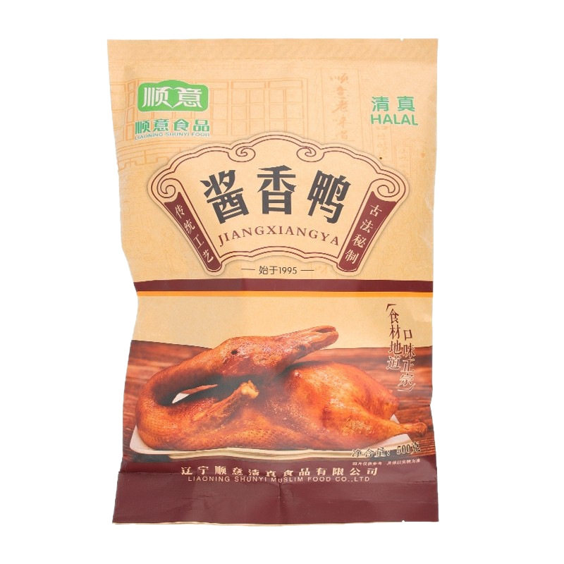 顺意清真五香酱板鸭真空即食