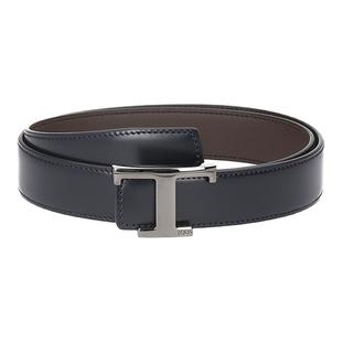 Tod'S托德斯男士大T扣饰不可裁剪双面皮带腰带3cm XCMCQR56100HDL
