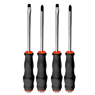 可敲击螺丝刀一字十字穿心平口长起子改锥工业级超硬工具套装