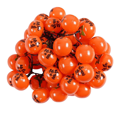 柿柿如意太阳能柿子灯串春节彩灯