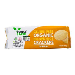 臻美地球有机原味泰国糙米脆饼无麸质无糖无蛋奶零食米饼桥本糖友
